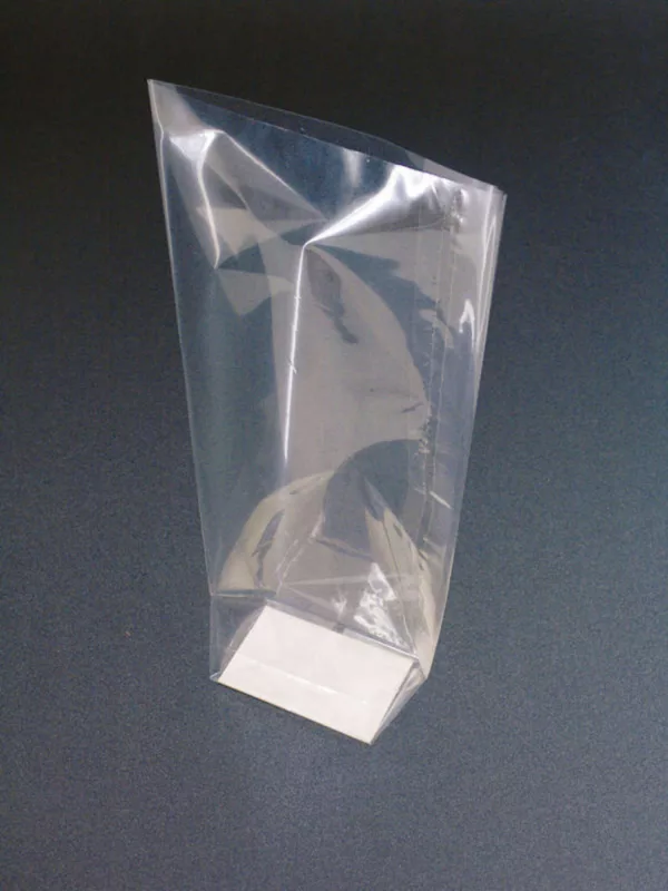 Sachet transparent fond carton - Lot de 100 unités