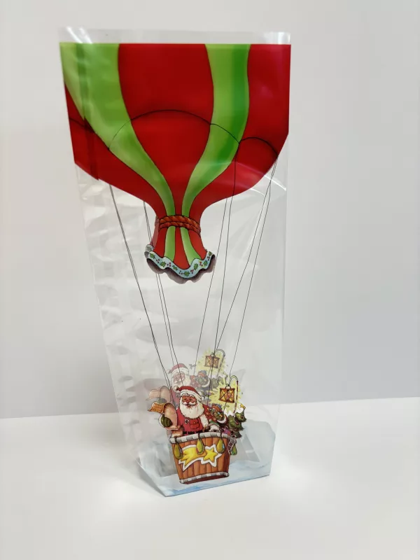 Montgolfiere Sachet fond carton décoré - Montgolfière - Lot de 100 unités
